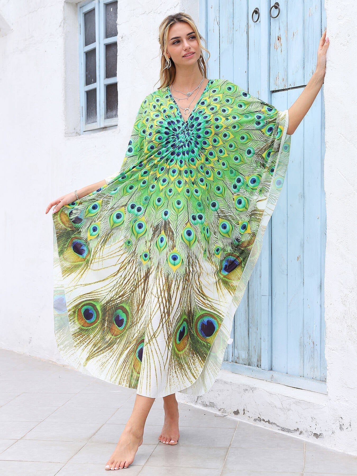 Island Oasis Bamboo Wrap Dress