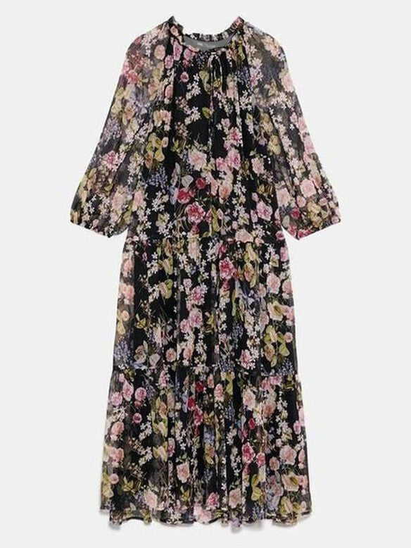 Calie™ | Floral Vintage Dress