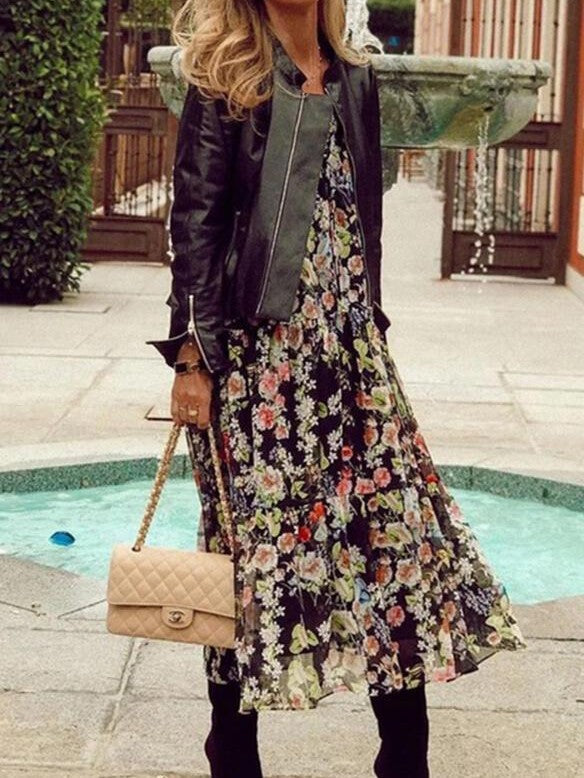 Calie™ | Floral Vintage Dress