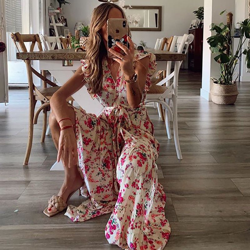 Dahlia™ | Floral Maxi Dress