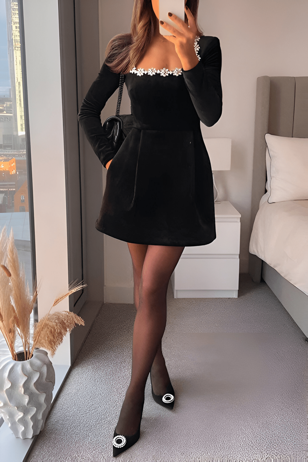 Luna™ | Elegant Flair Dress