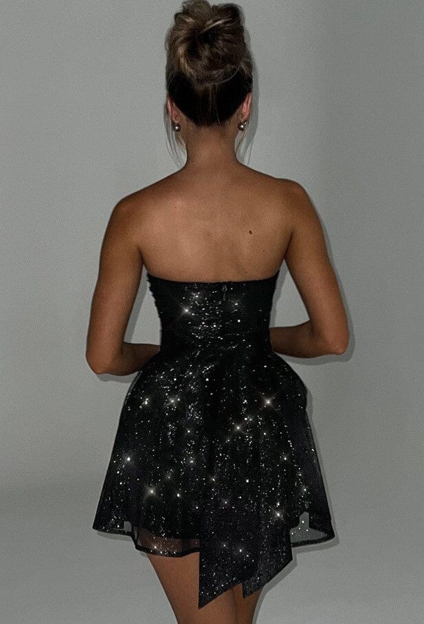 Serilda™ | Glitter Dress with Bow