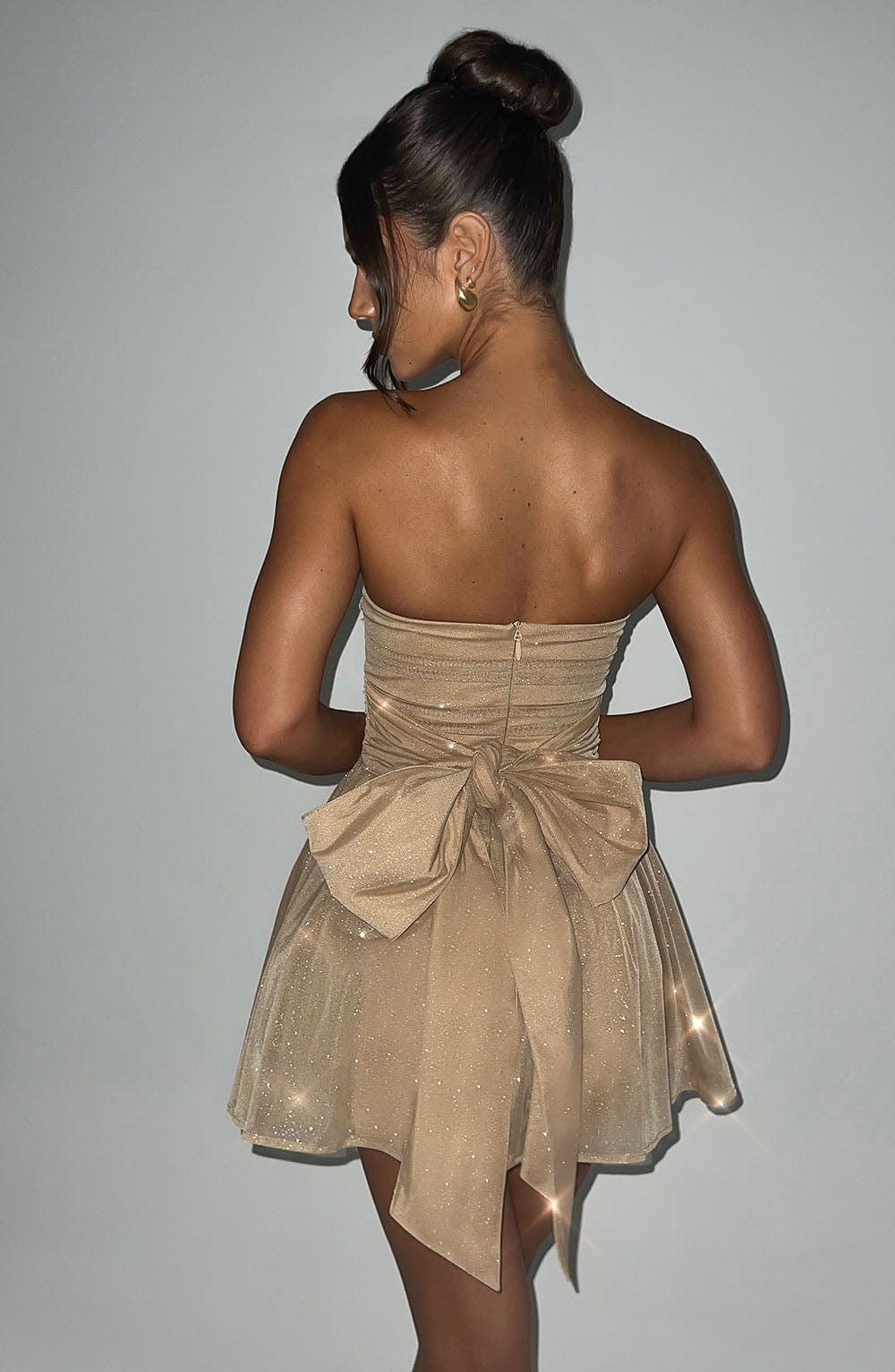 Serilda™ | Glitter Dress with Bow