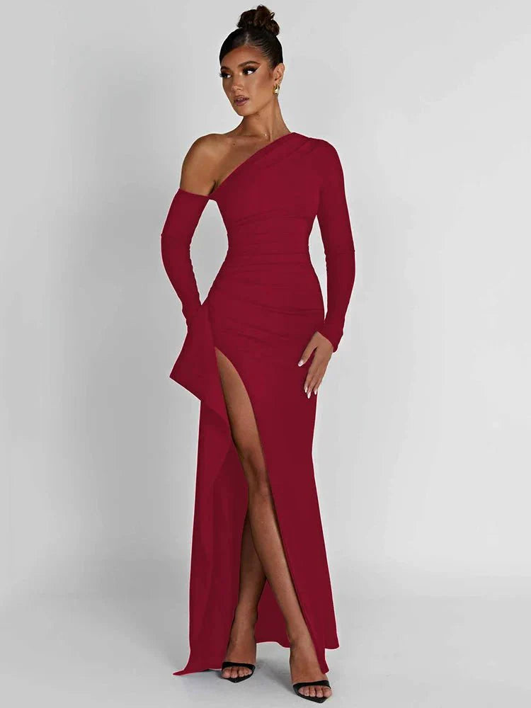 Sienna™ | Elegant Off-Shoulder Dress