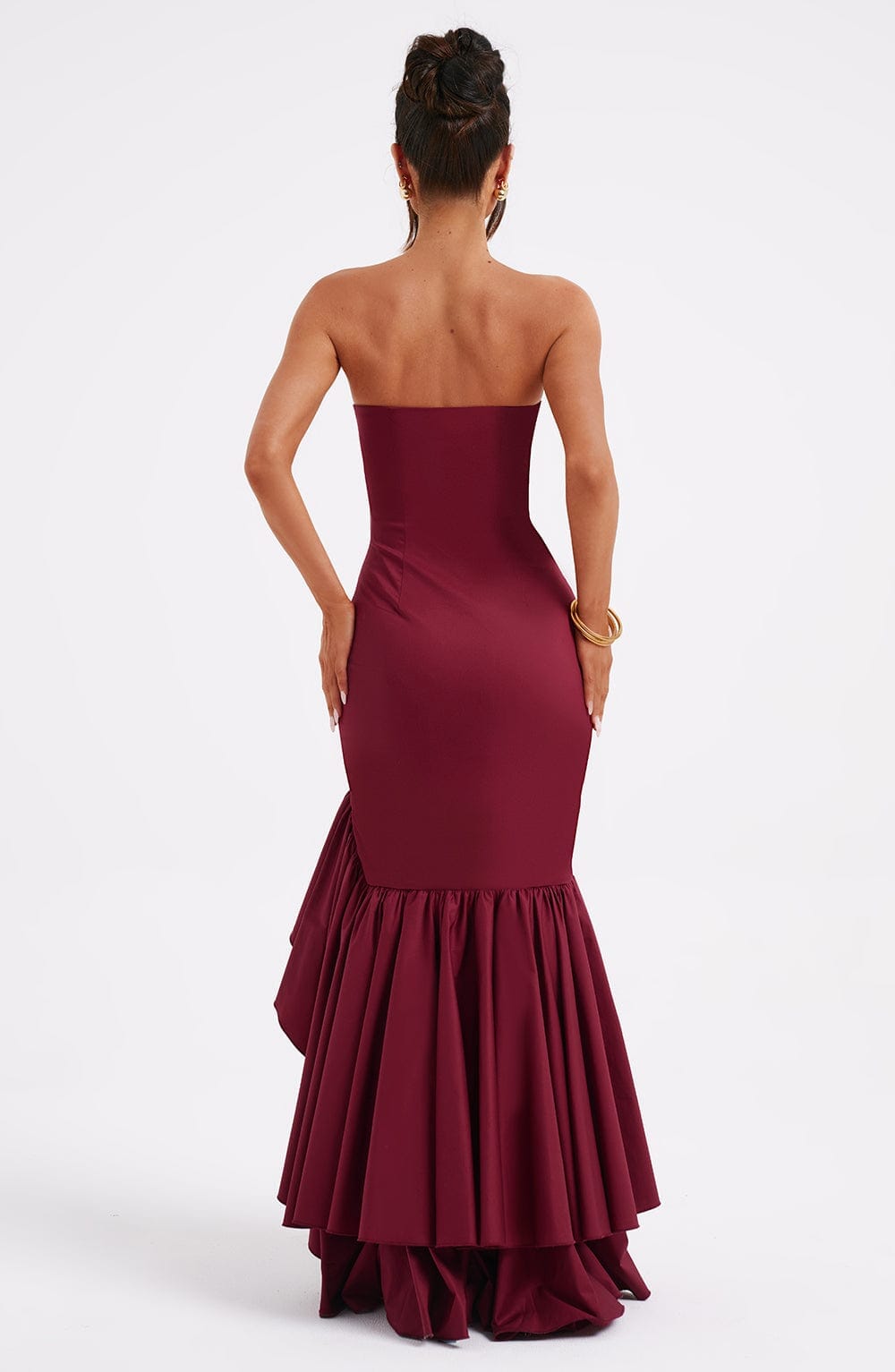 Xyrelle™ | Sleeveless Split Ruffle Maxi Dress
