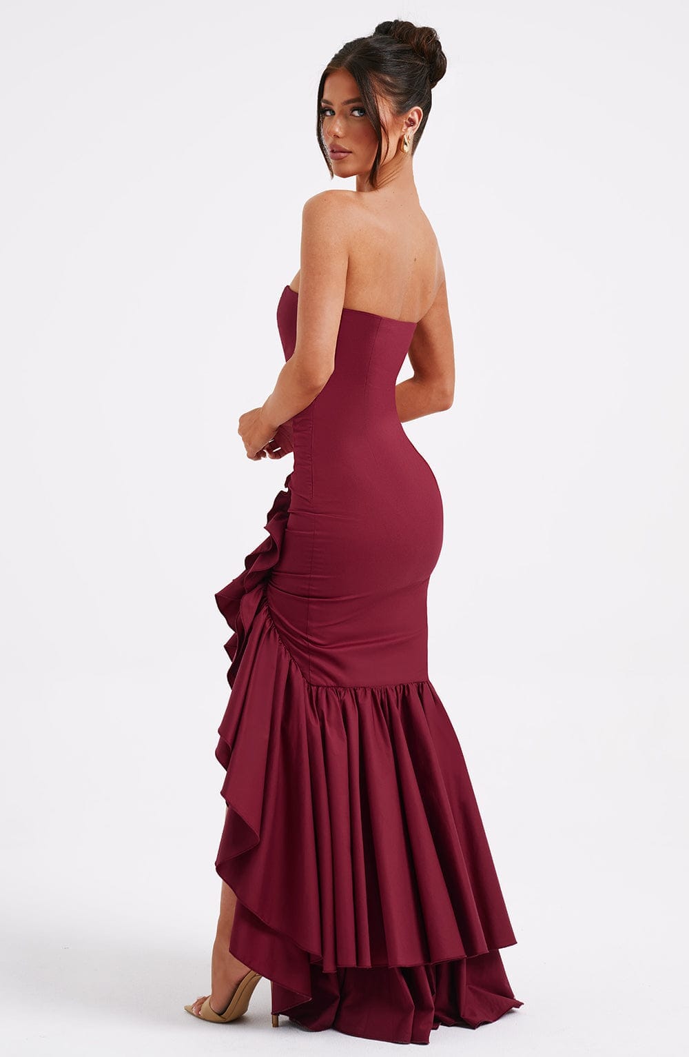 Xyrelle™ | Sleeveless Split Ruffle Maxi Dress