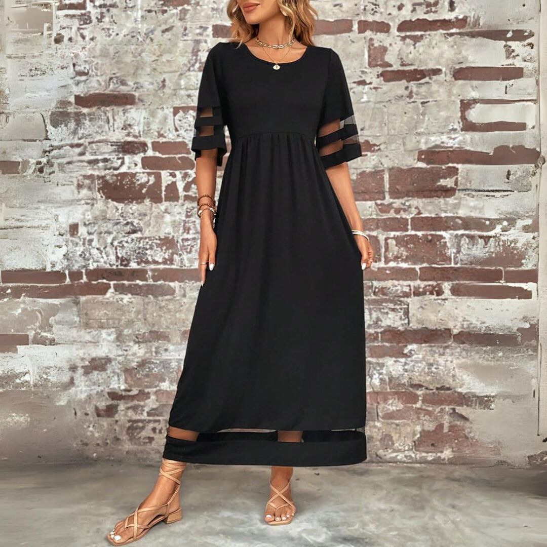 Adeline | Elegancka Sukienka z Zakryciem Brzucha
