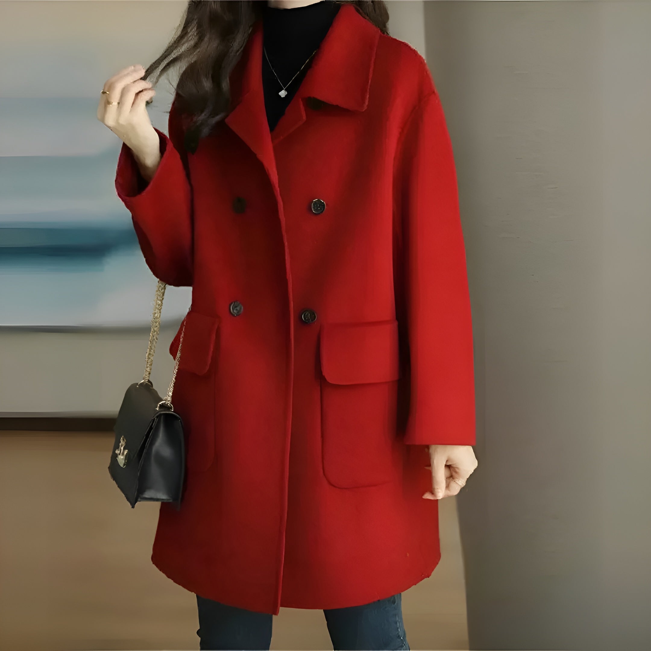 Camille™ | Elegancki i ciepły płaszcz zimowy
