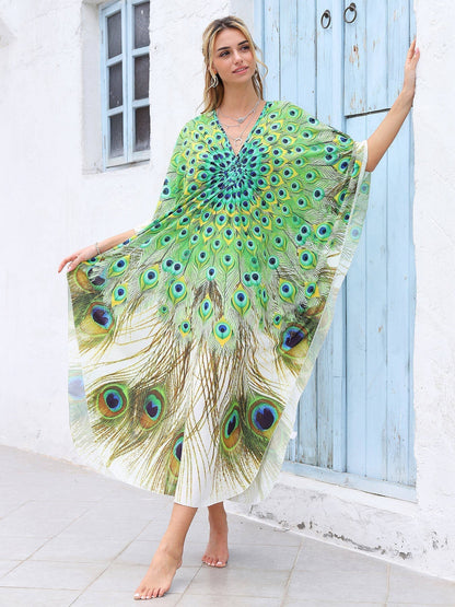 Island Oasis Bamboo Wrap Dress
