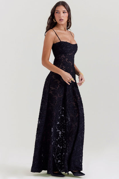 Alessia | Floral Embroidered Dress