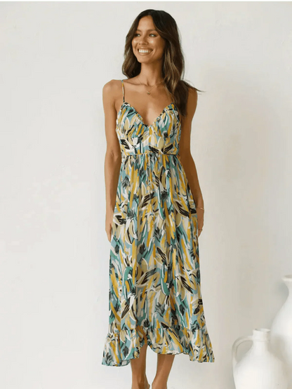 Chiara | Colourful Midi Dress