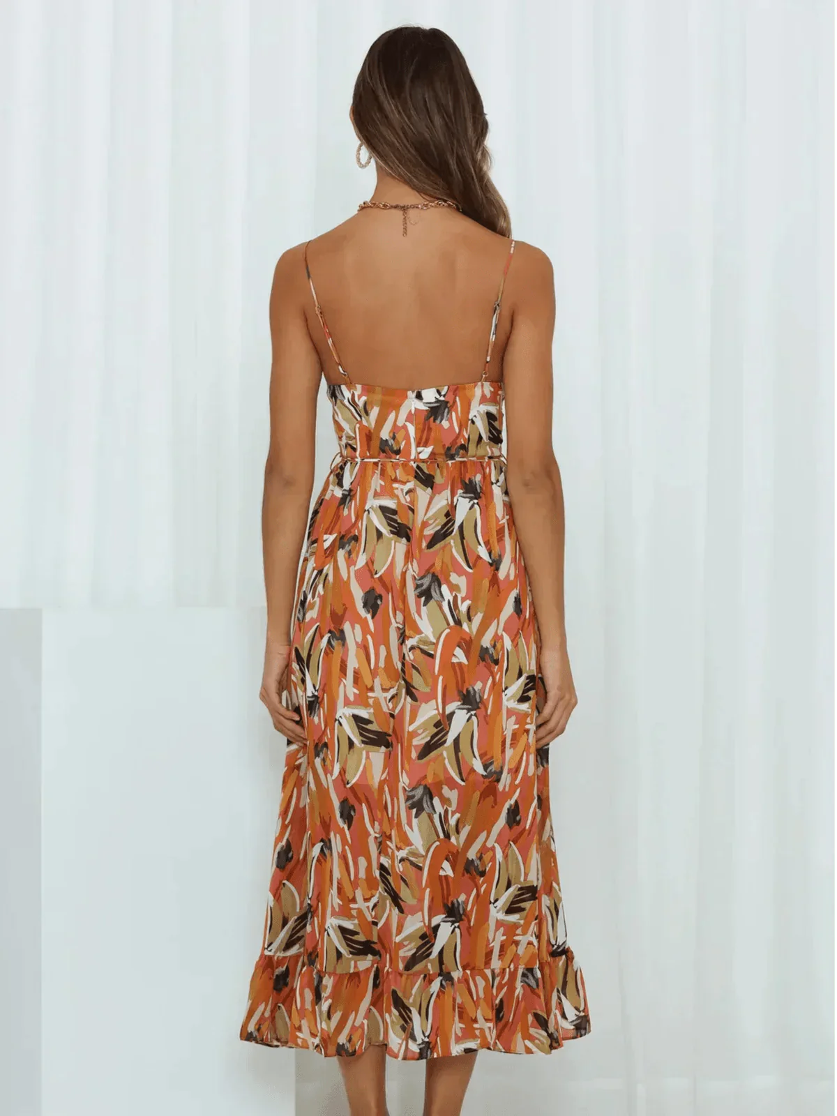 Chiara | Colourful Midi Dress