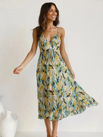 Chiara | Colourful Midi Dress