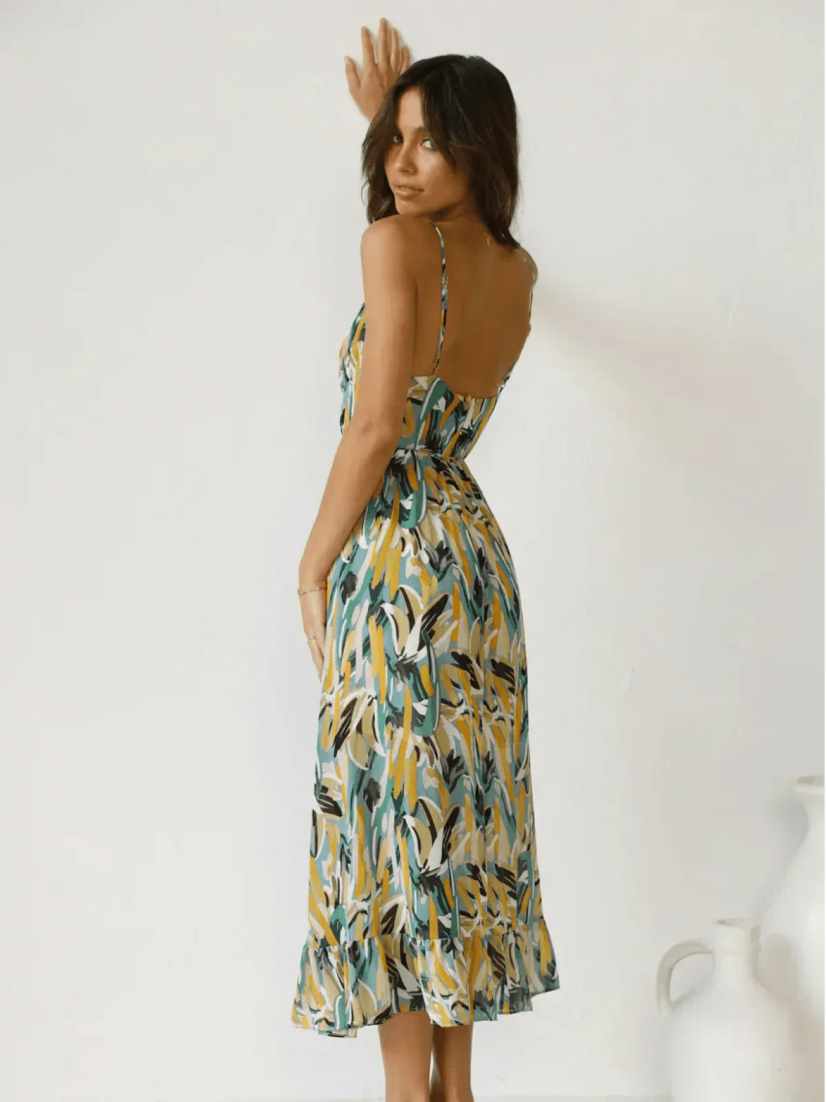 Chiara | Colourful Midi Dress