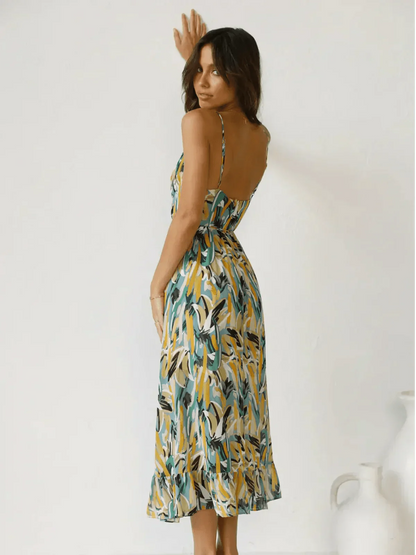 Chiara | Colourful Midi Dress