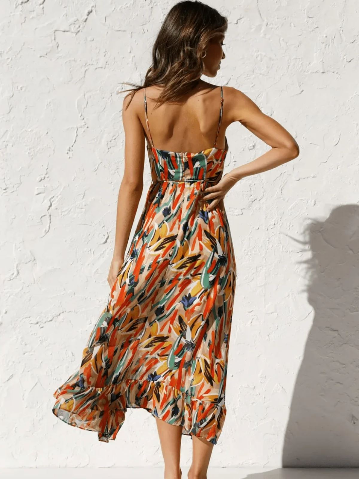 Chiara | Colourful Midi Dress