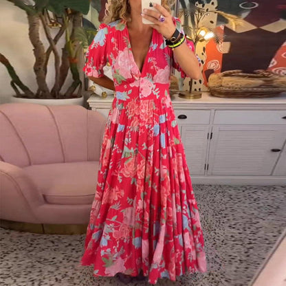 Floriana™ | Vibrant Floral Dress
