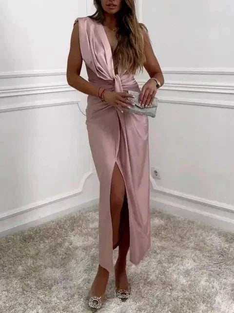 Lara™ | Luxe Satin Dress