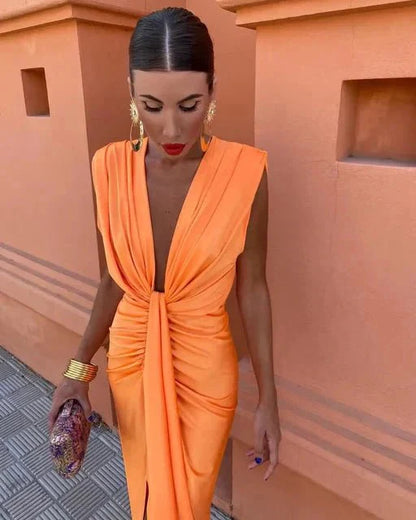Lara™ | Luxe Satin Dress