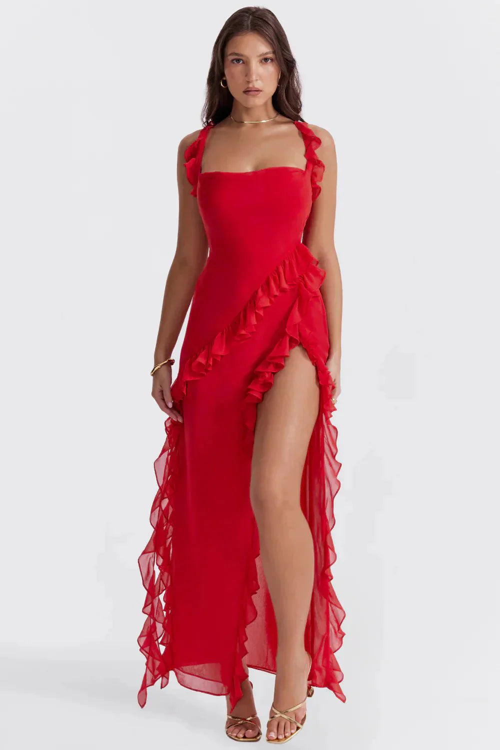 Lara™ | Stylish Maxi Dress with Split