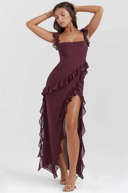 Lara™ | Stylish Maxi Dress with Split