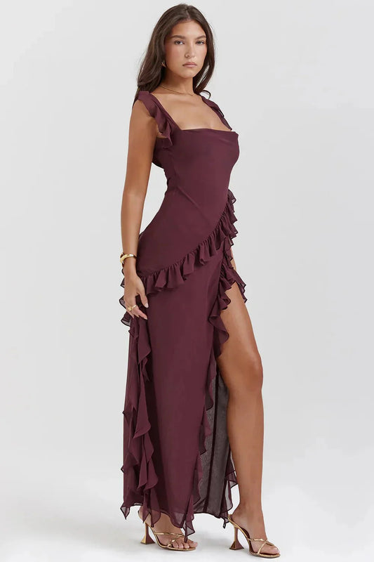 Lara™ | Stylish Maxi Dress with Split