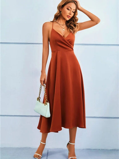 Mia™ | Luxe Strapless Silk Maxi Dress