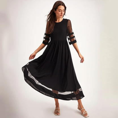Adeline | Elegancka Sukienka z Zakryciem Brzucha