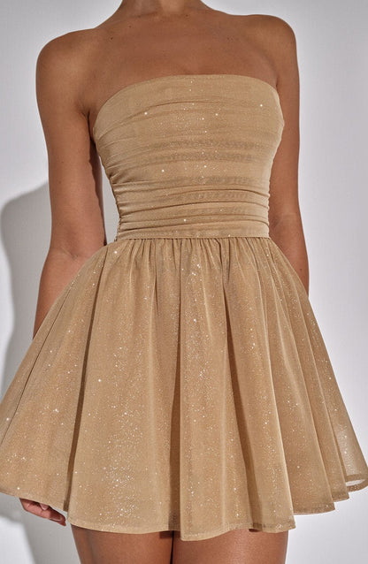 Serilda™ | Glitter Dress with Bow