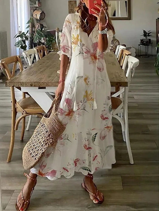 Tayla™ | Summer Dress with Floral Print