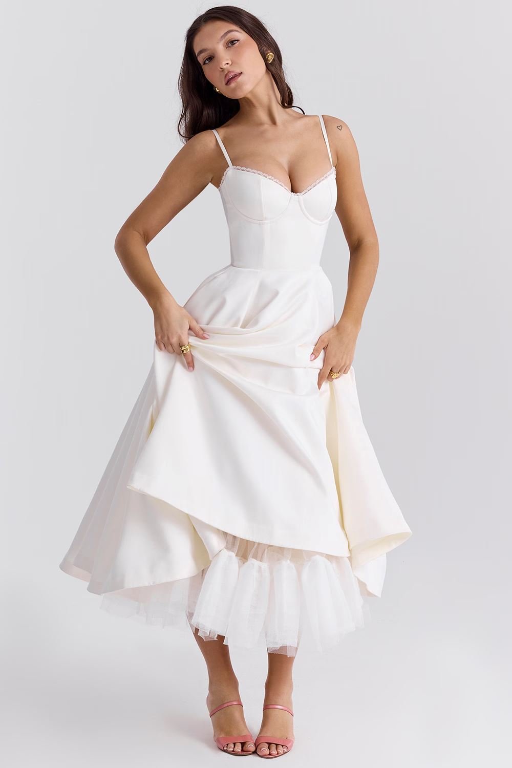 Vanessa™ | Elegant Satin Party Dress