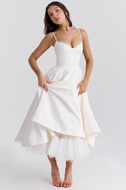Vanessa™ | Elegant Satin Party Dress