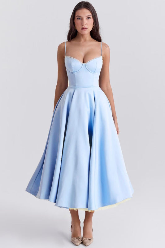 Vanessa™ | Elegant Satin Party Dress