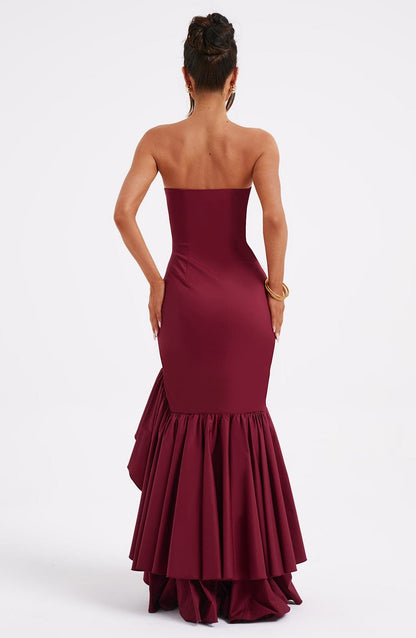 Xyrelle™ | Sleeveless Split Ruffle Maxi Dress